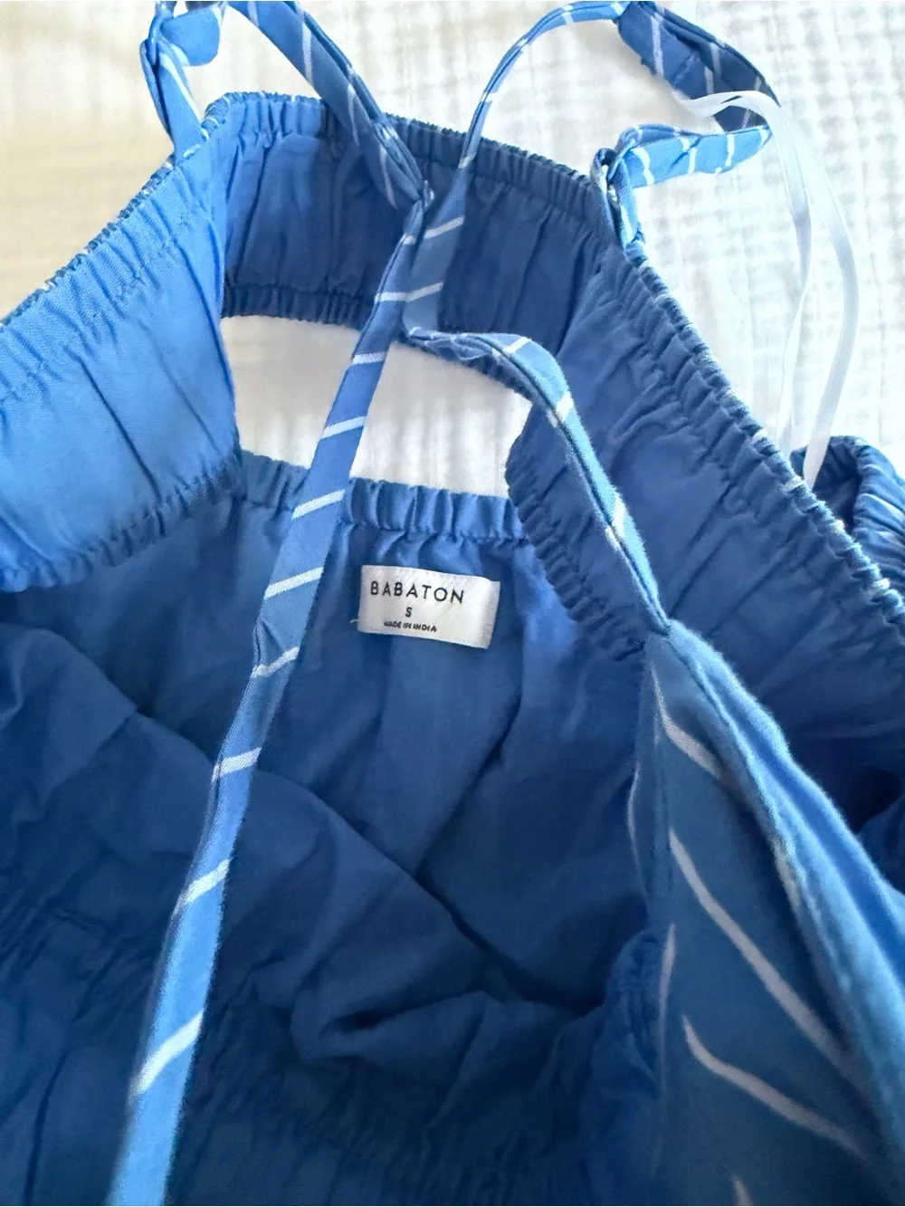 Wilfred Encourage Poplin Dress - BLUE STRIPE - Picture 3 of 7